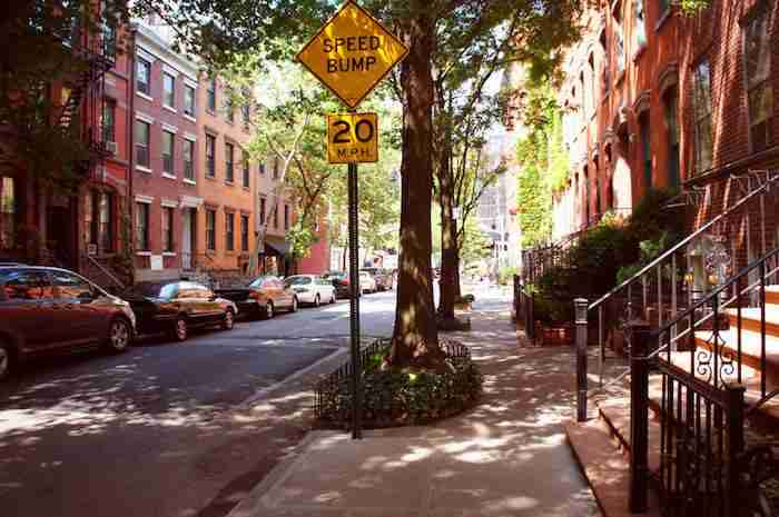 Perry Street nel Greenwich Village, New York