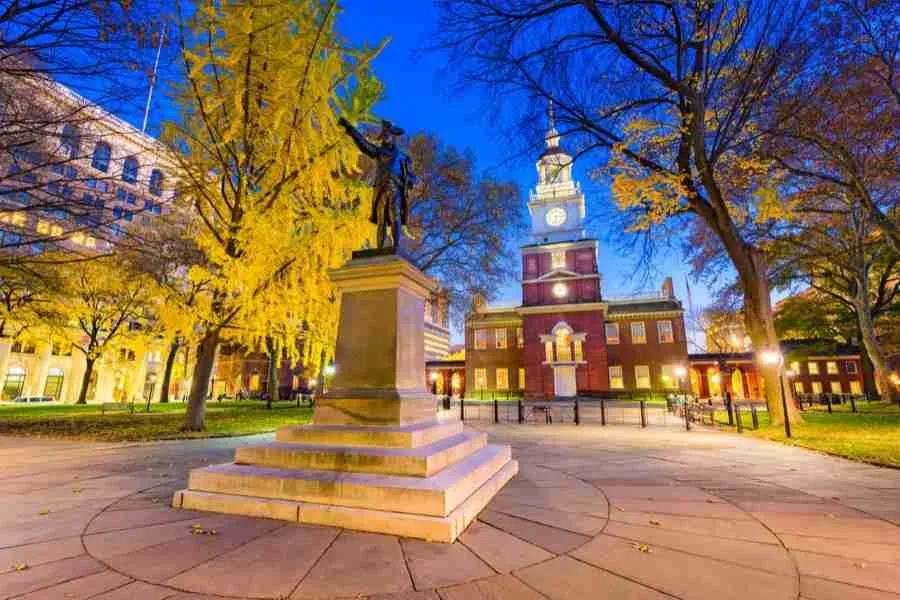 Independence Hall di Philadelphia, tour di Washington e Philadelphia da New York