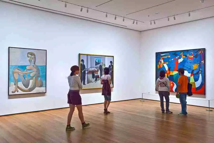 Opere al museo di Arte Moderna di New York