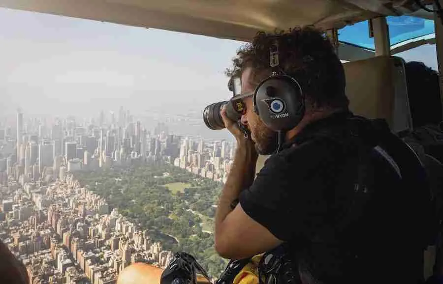 Giro di New York in elicottero con le porte aperte