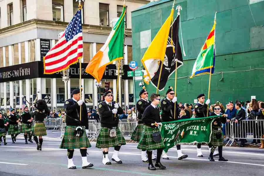 La sfilata del St. Patrick's Day si tiene il 17 marzo