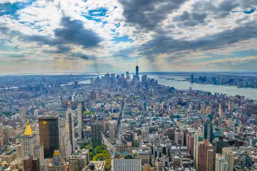 Vista dall'osservatorio dell'Empire State Building, New York