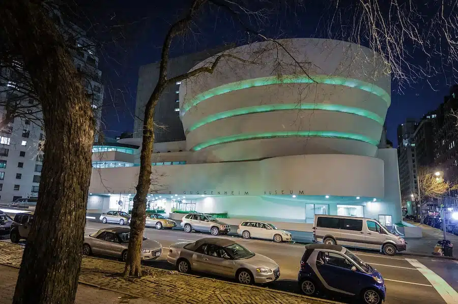 Il Museo Guggenheim è uno dei musei più belli che incontrerai lungo la Museum Mile a New York