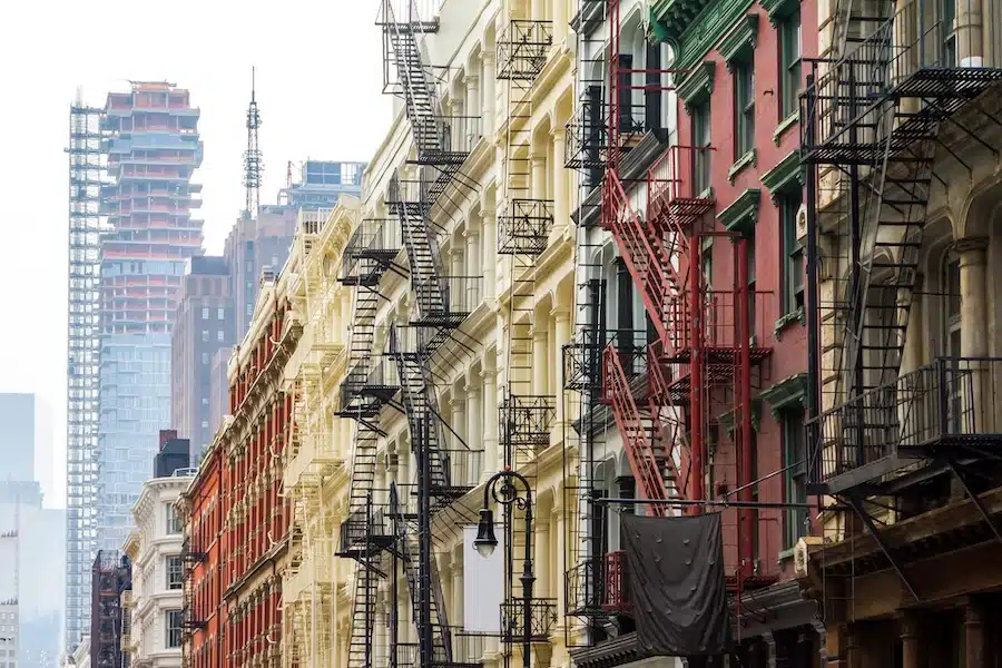 Il quartiere di SoHo a Manhattan è uno dei principali quartieri di Lower Manhattan