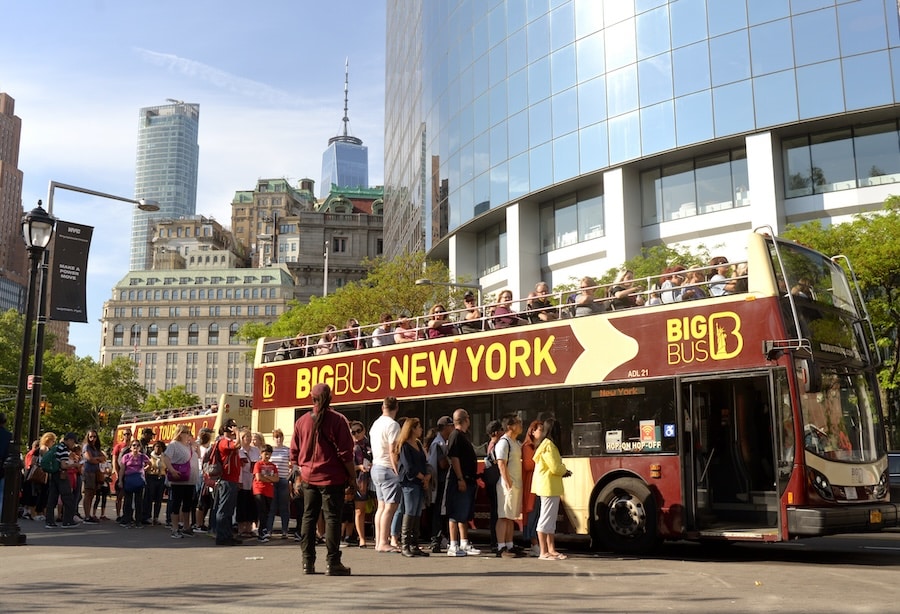 Tour autobus turistico big bus New York